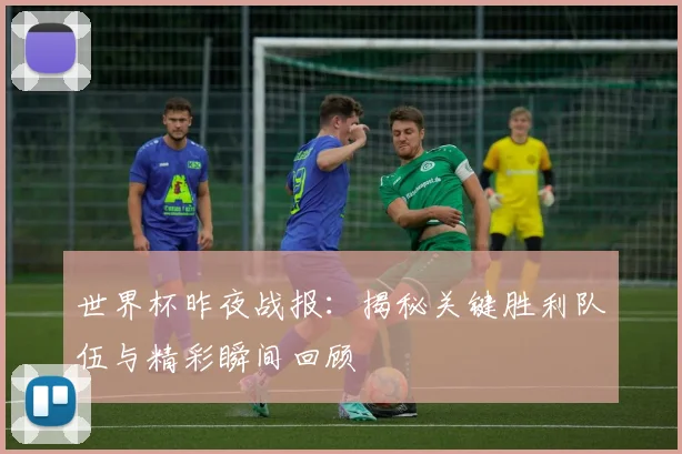 世界杯昨夜战报：揭秘关键胜利队伍与精彩瞬间回顾